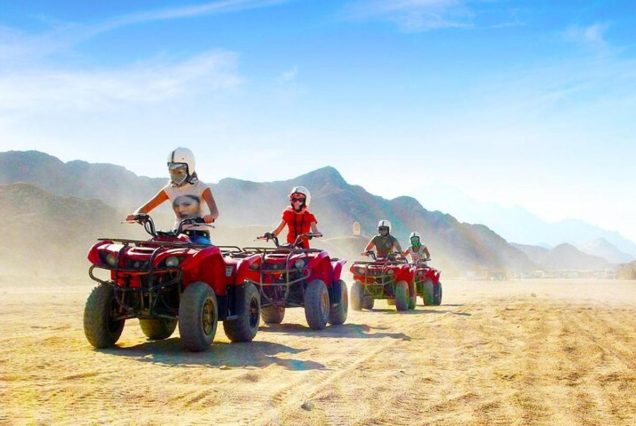 Desert Quad Bike Adventure from Hurghada with Bedouin Visit